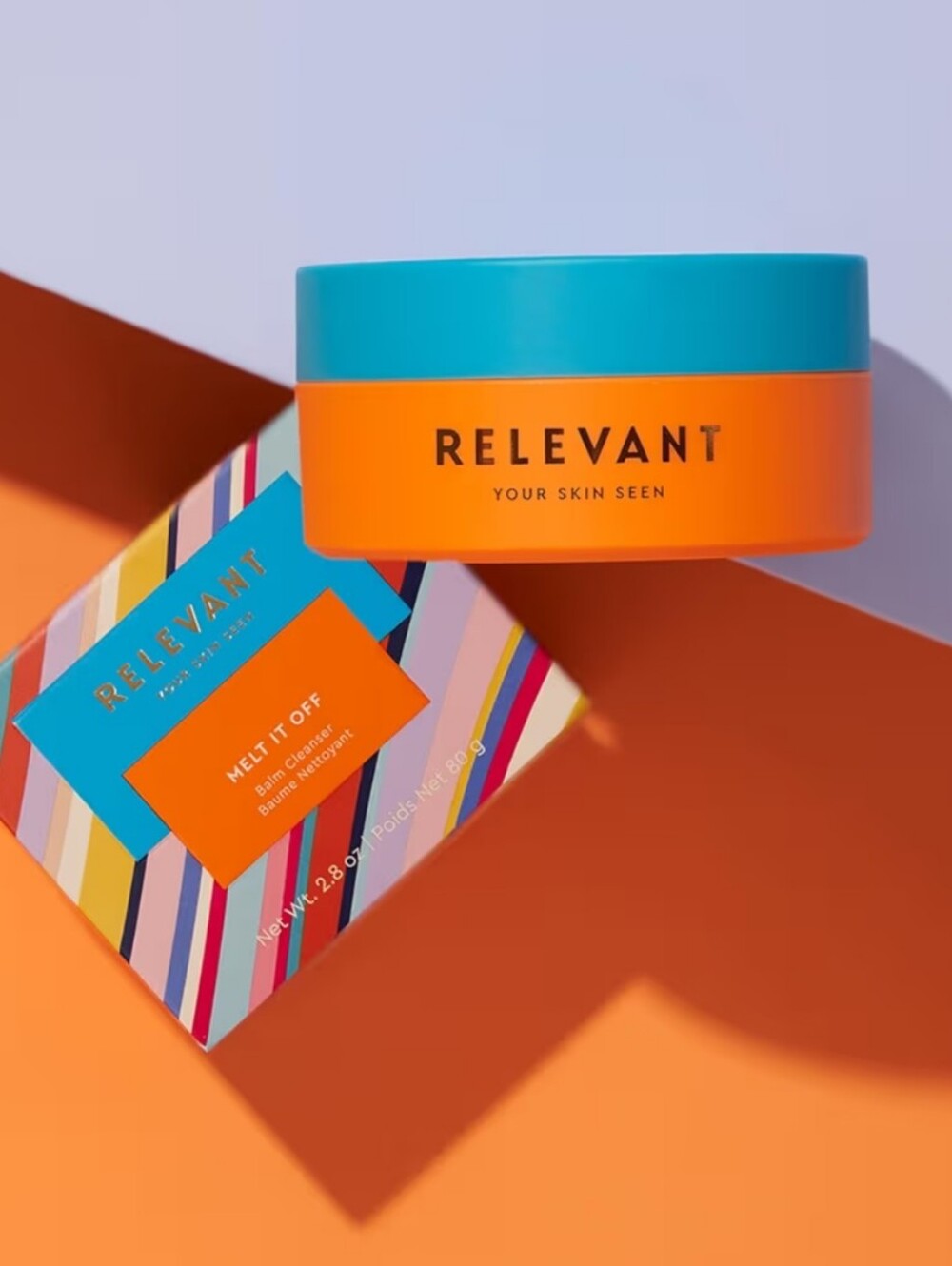 Relevant melt it off Balm Cleanser – Orange & Teal